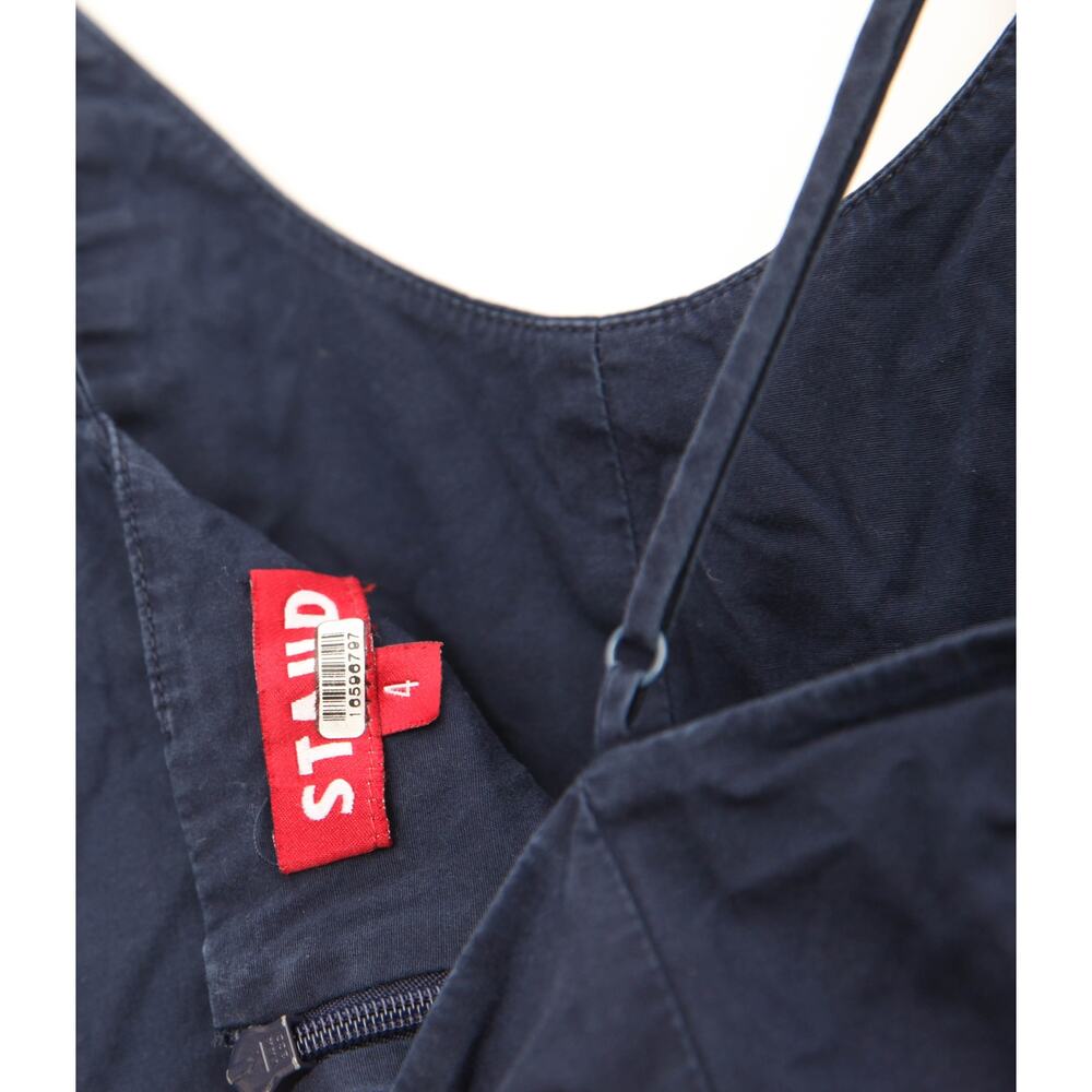 Staud Dena Blue Cotton Dress Size 4 - Picture 8 of 8